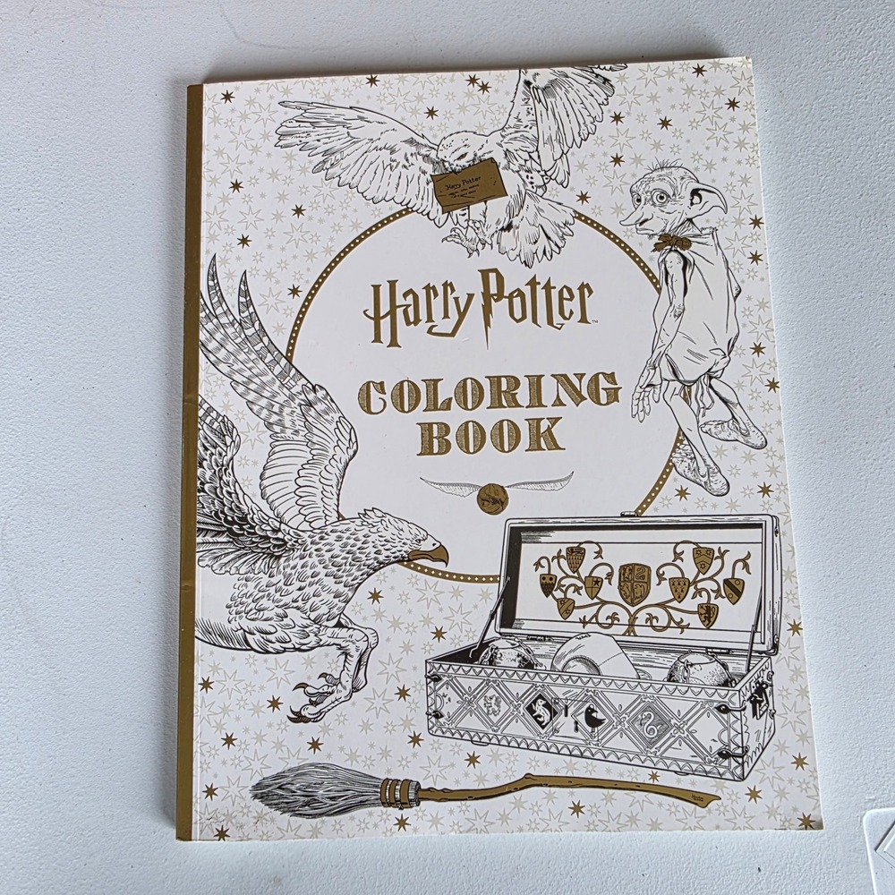 Harry Potter Coloring Book Scholastic Wizarding World Paperback 2020
